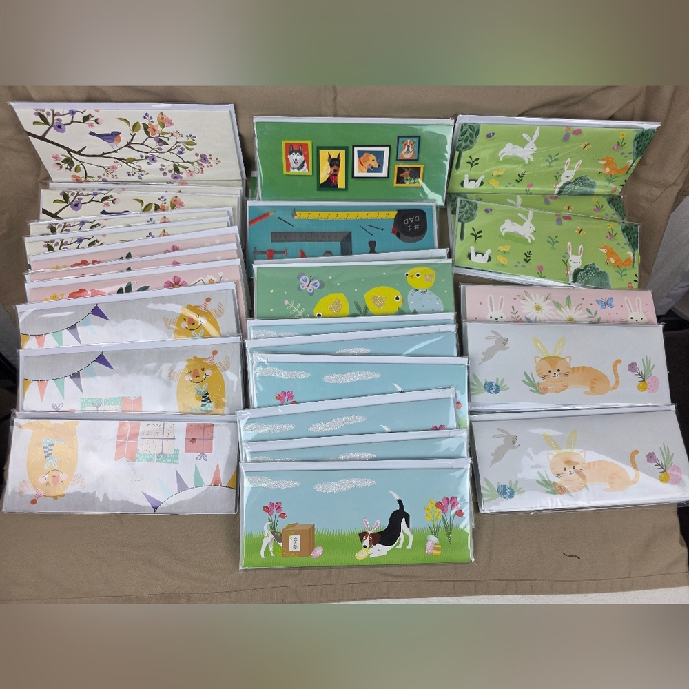 Panoramic Pop Up Cards Lot 30 Mothers Fathers Birthdays Easter Day MSRP $10 EA